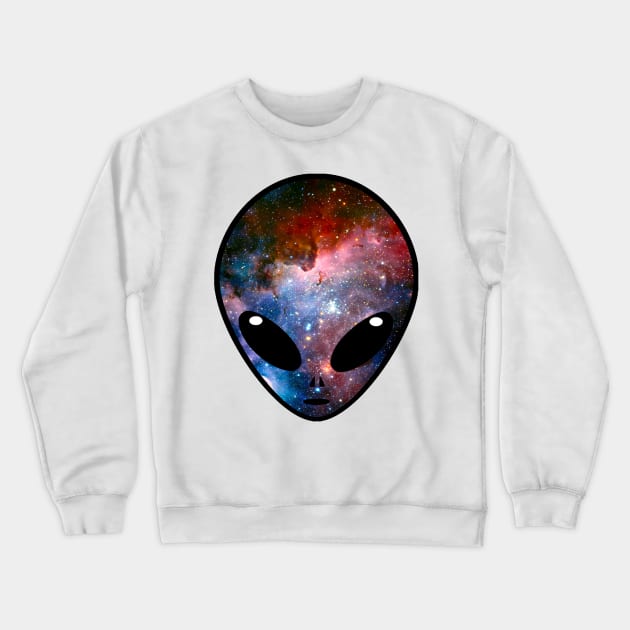 Space Alien Crewneck Sweatshirt by EsotericExposal